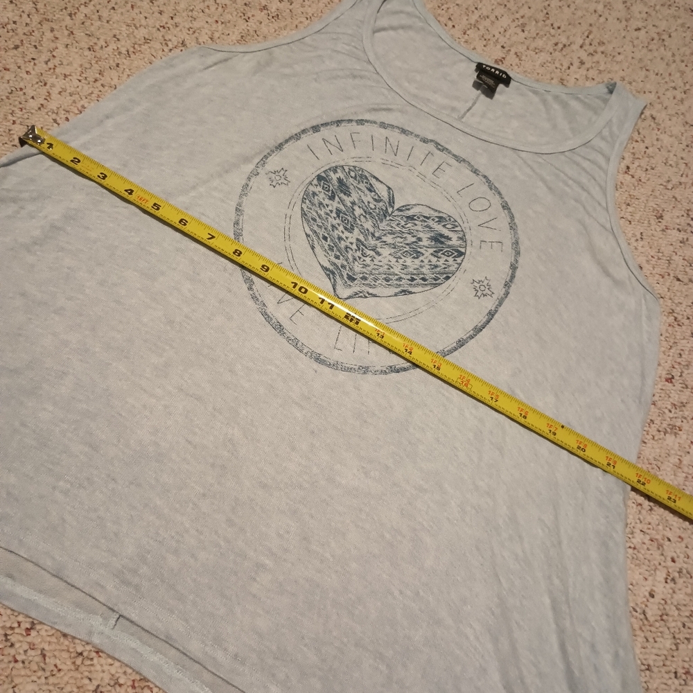Torrid! Sky Blue Tank Top - Picture 8 of 9